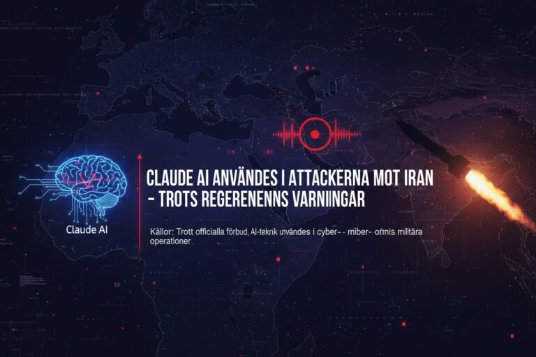 AI-verktyg Claude har använts under attackerna mot Iran